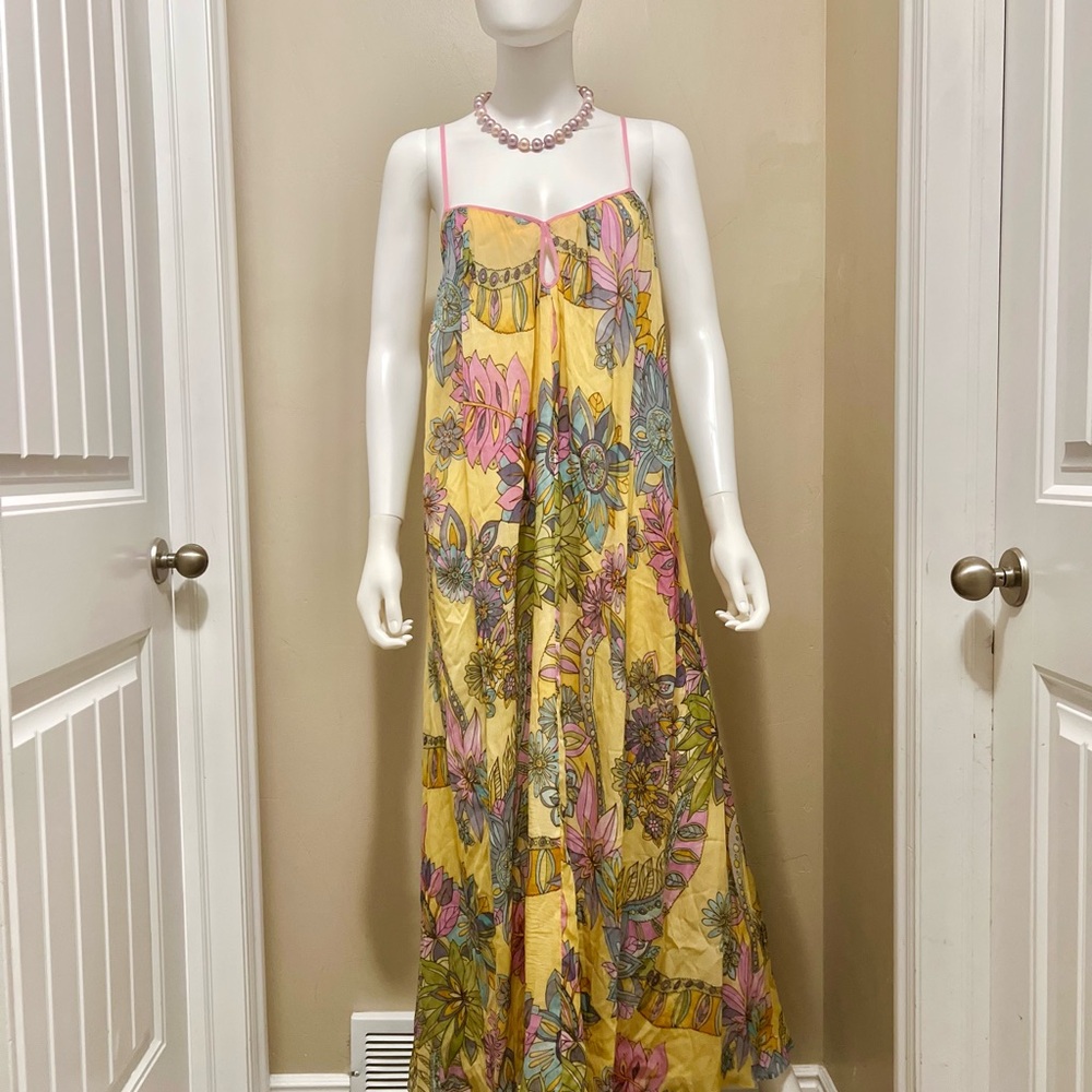 Zara  FLORAL PRINT DRESS ZW COLLECTION Sundress Maxi